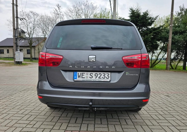 Seat Alhambra cena 39900 przebieg: 212000, rok produkcji 2012 z Mordy małe 742